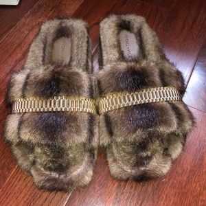 Kendall & Kylie Fur Slides
